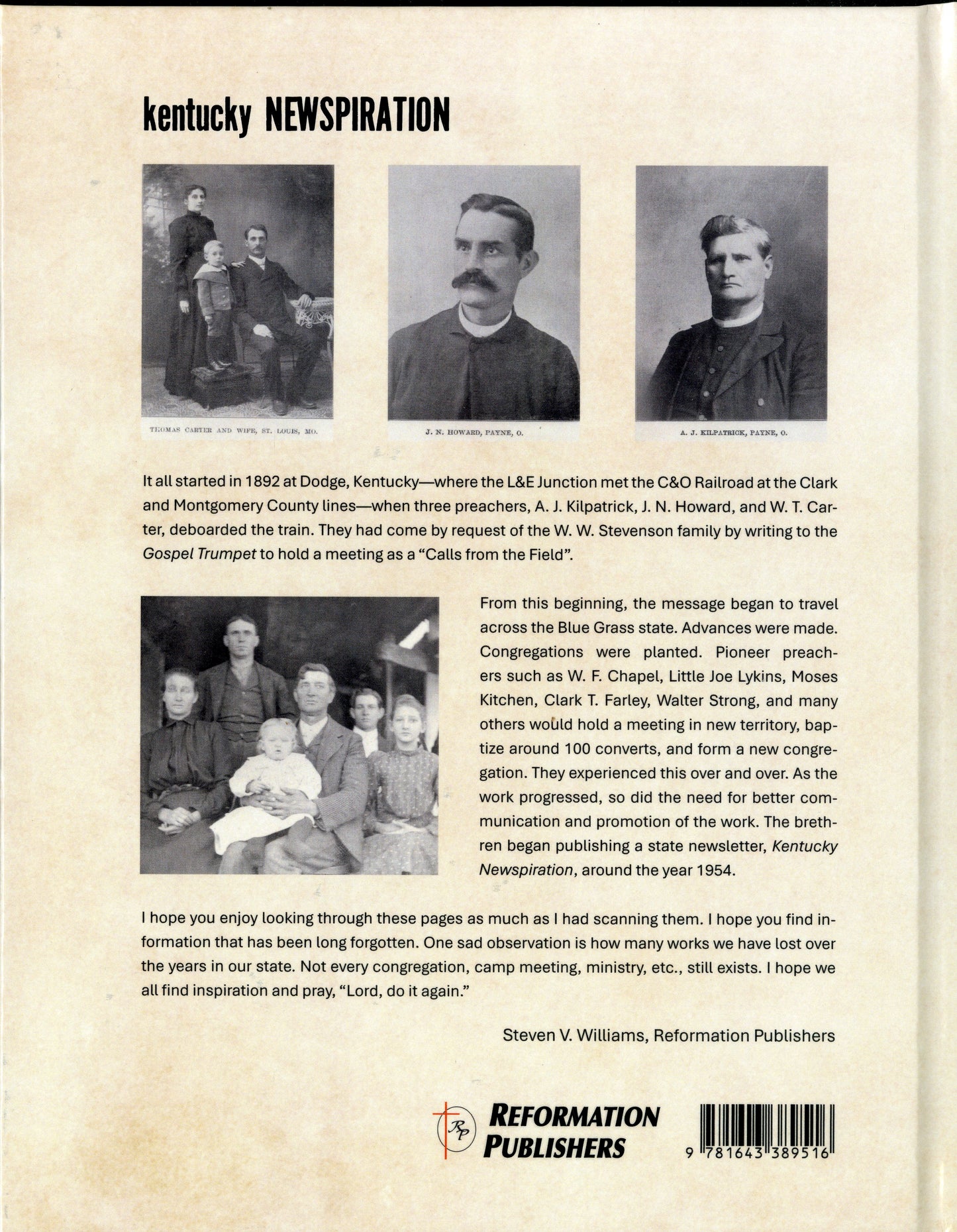 kentucky Newspiration: Issues Published by the Church of God from 1956 to 2001