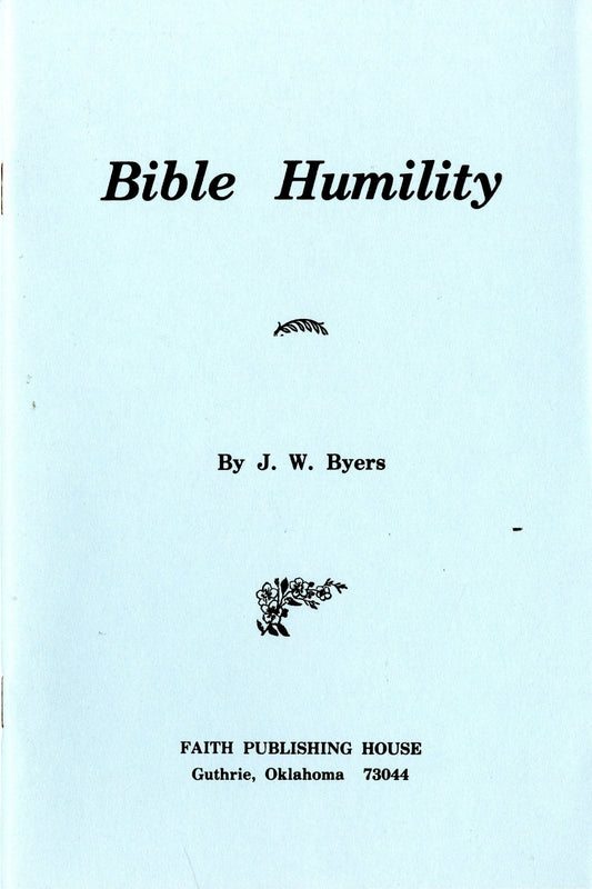Bible Humility