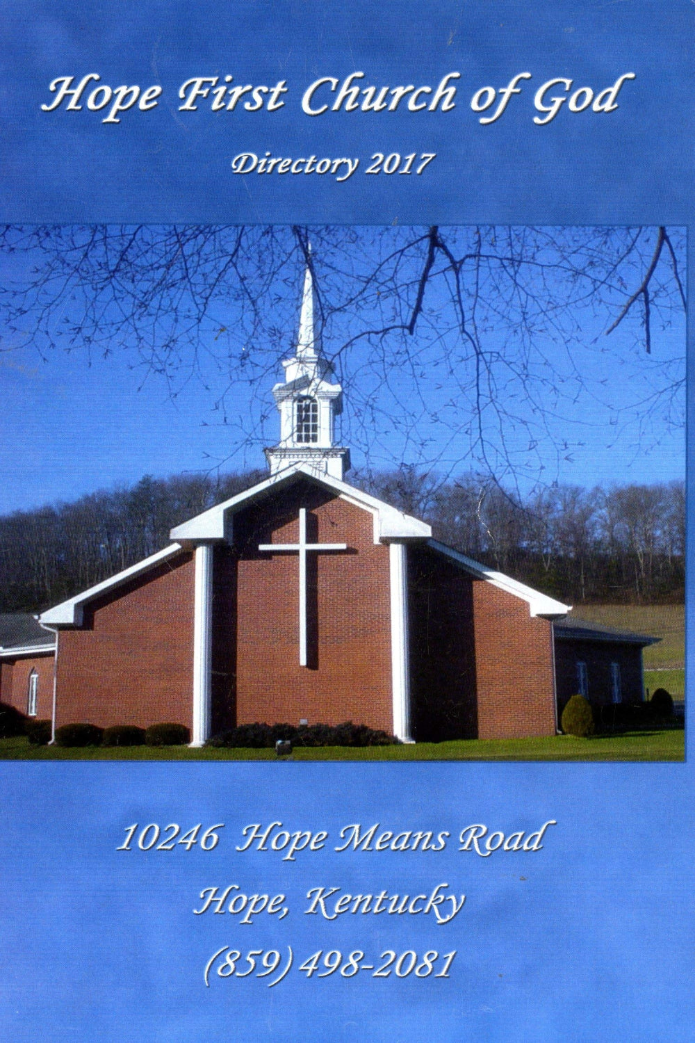 Hope First Church of God Directory 2017