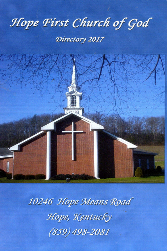 Hope First Church of God Directory 2017