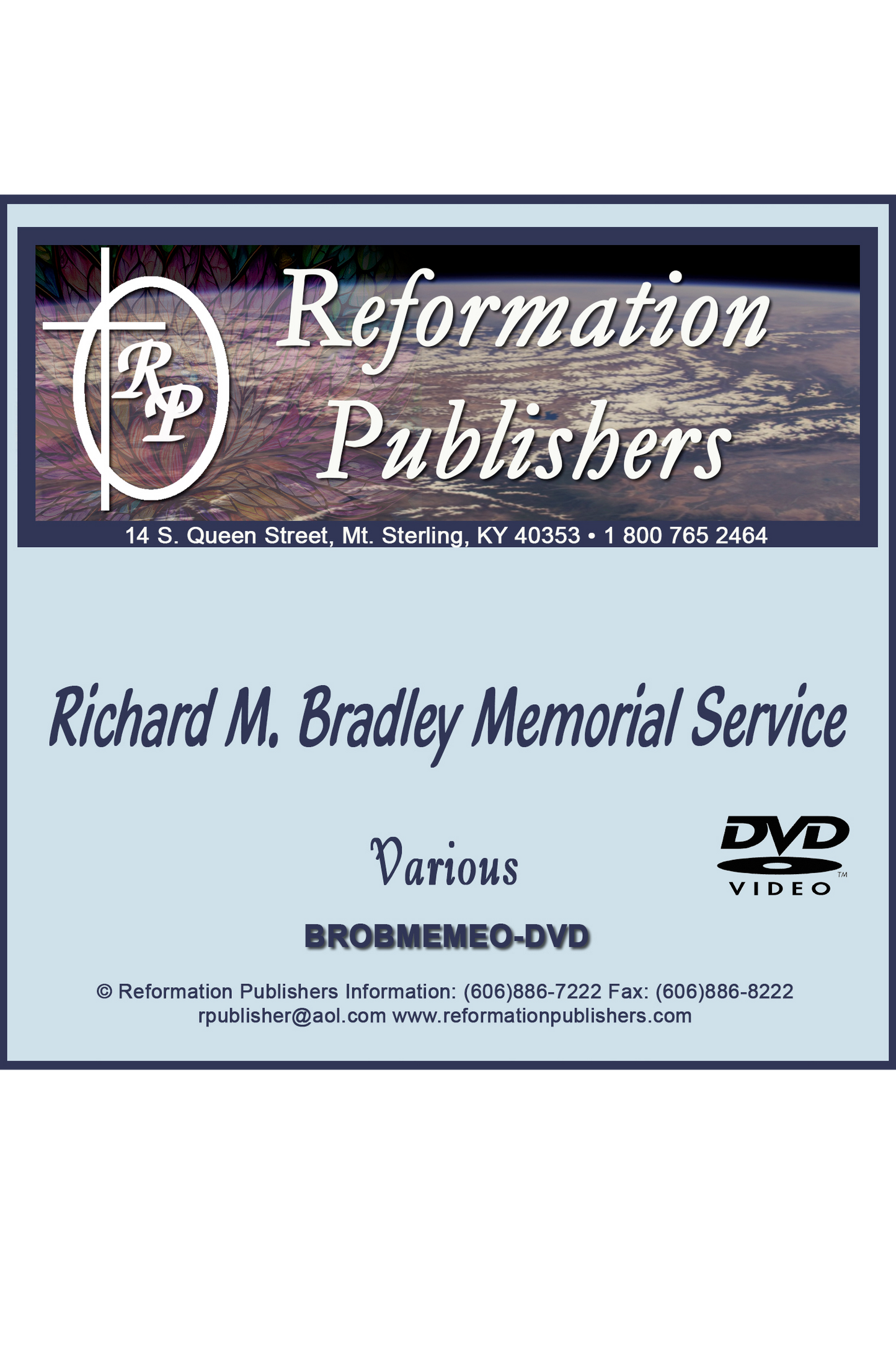 Richard M. Bradley Memorial Service