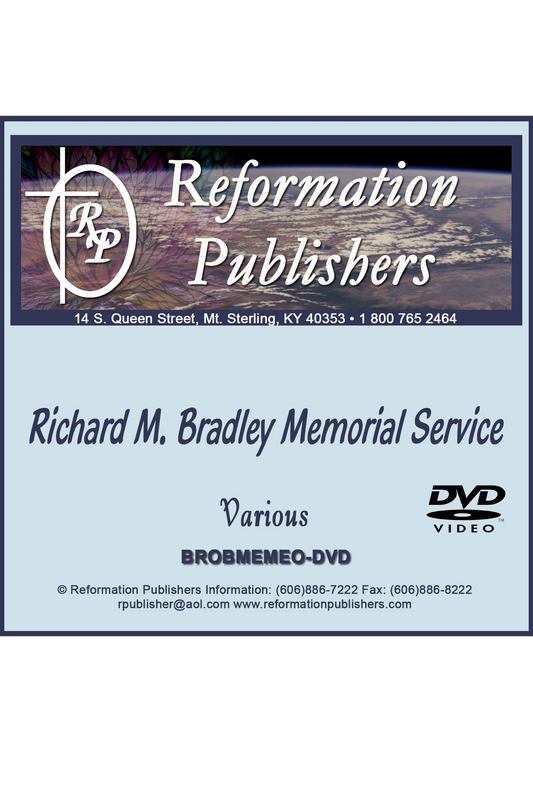 Richard M. Bradley Memorial Service
