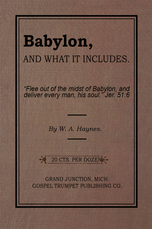 Babylon, AND WHAT IT INCLUDES.