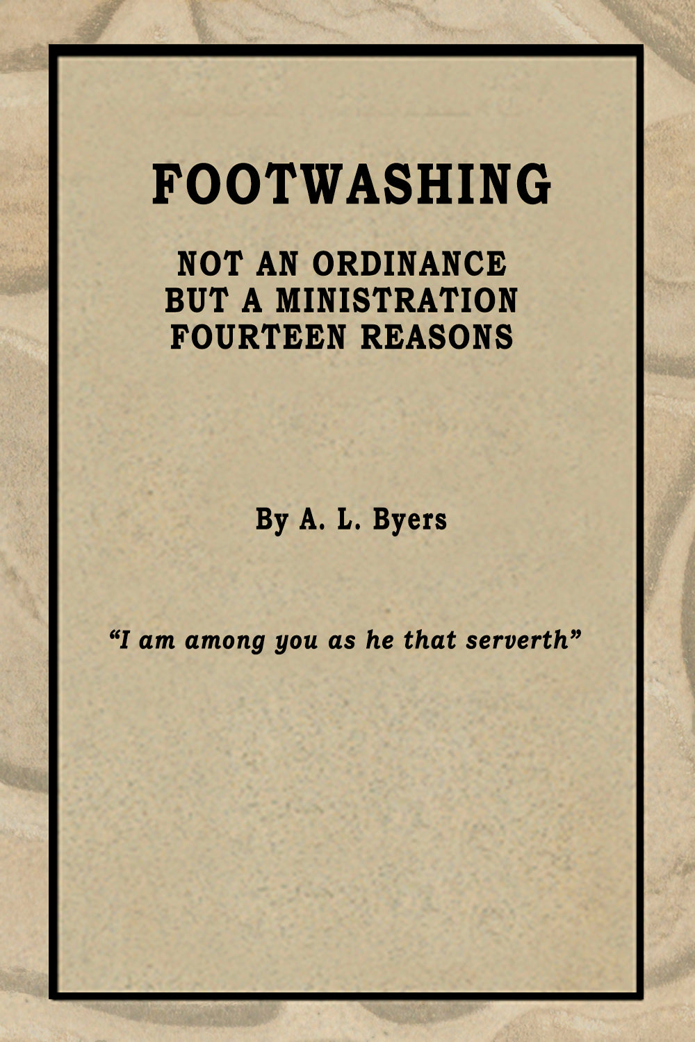 Footwashing