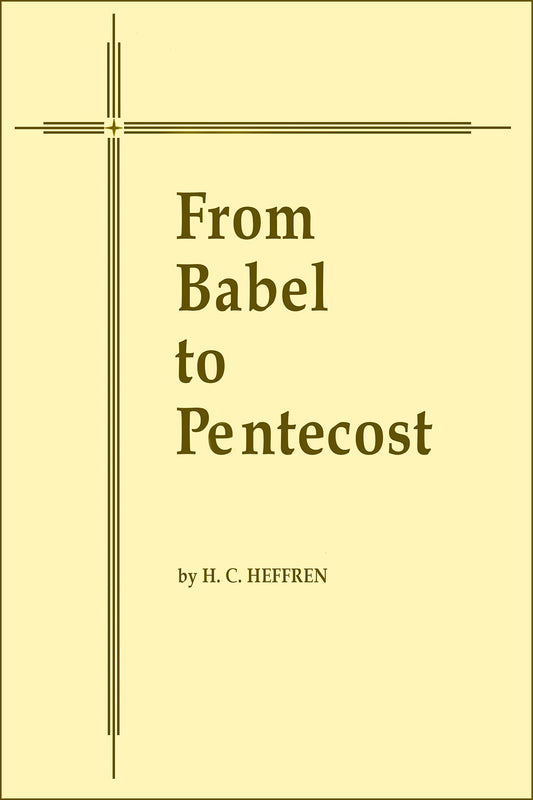 From Babel to Pentecost