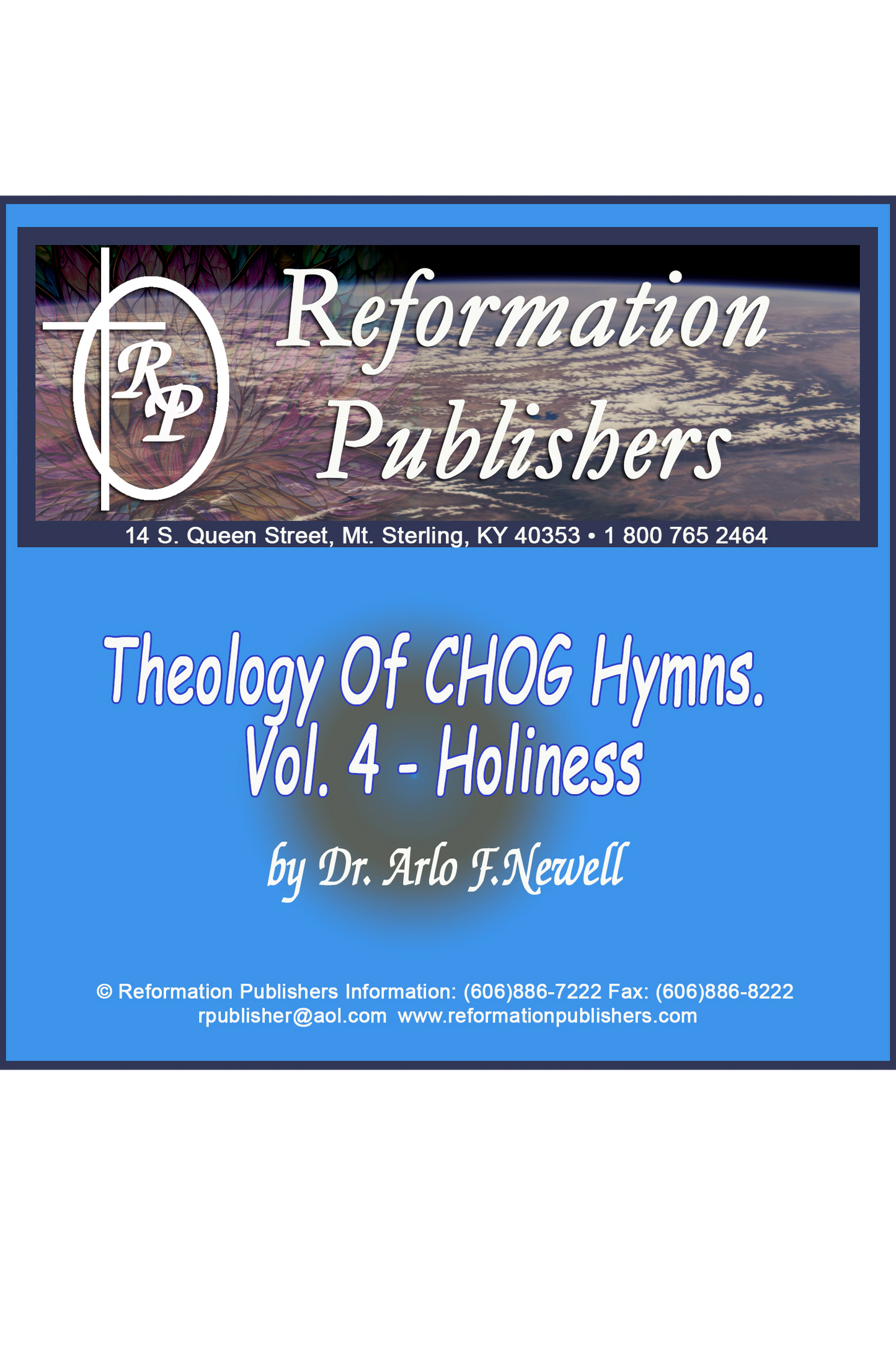 Theology of CHOG Hymns. Vol. 4 - Holiness