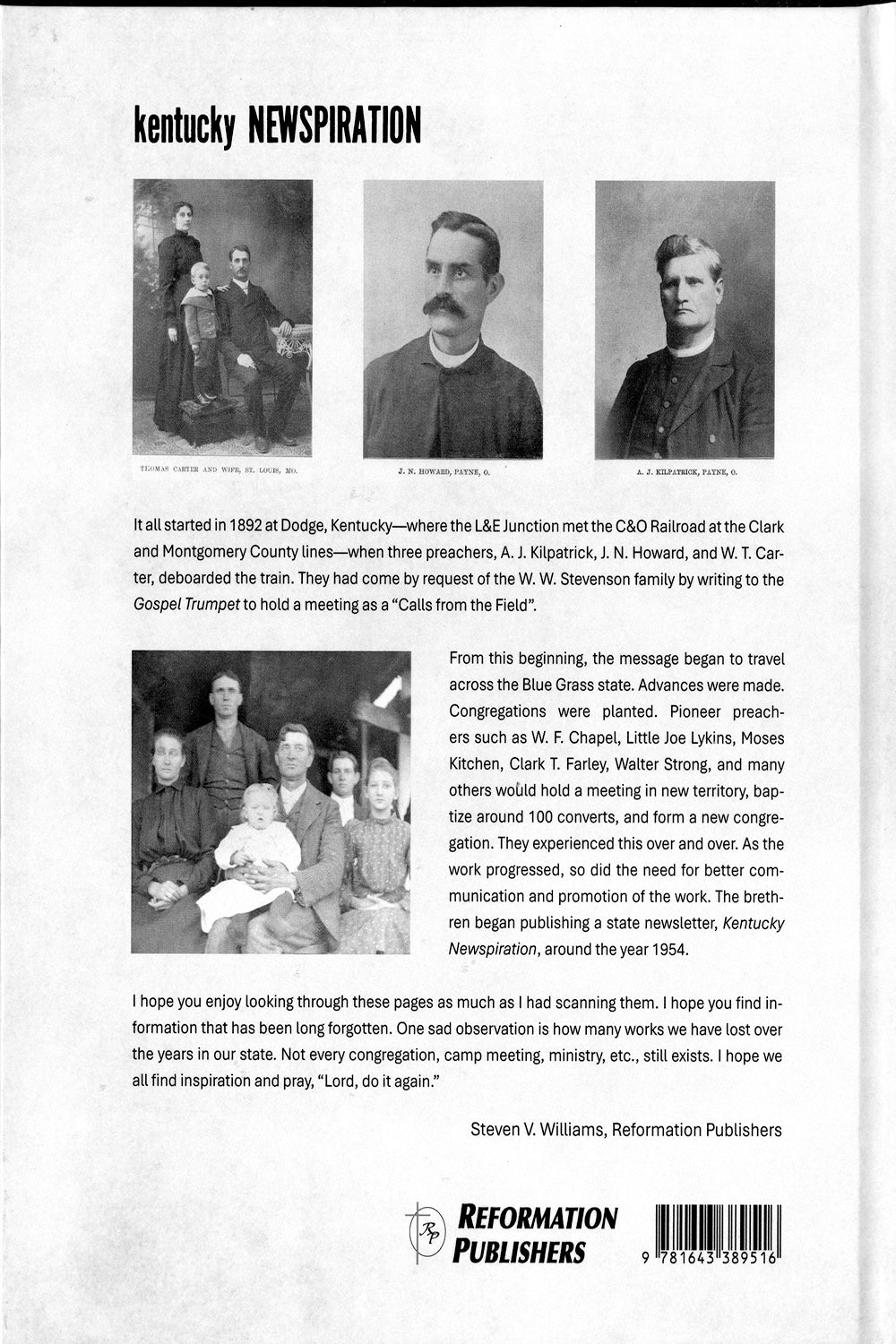 Kentucky Newspiration: Issues Published by the Church of God from 1956 to 2001