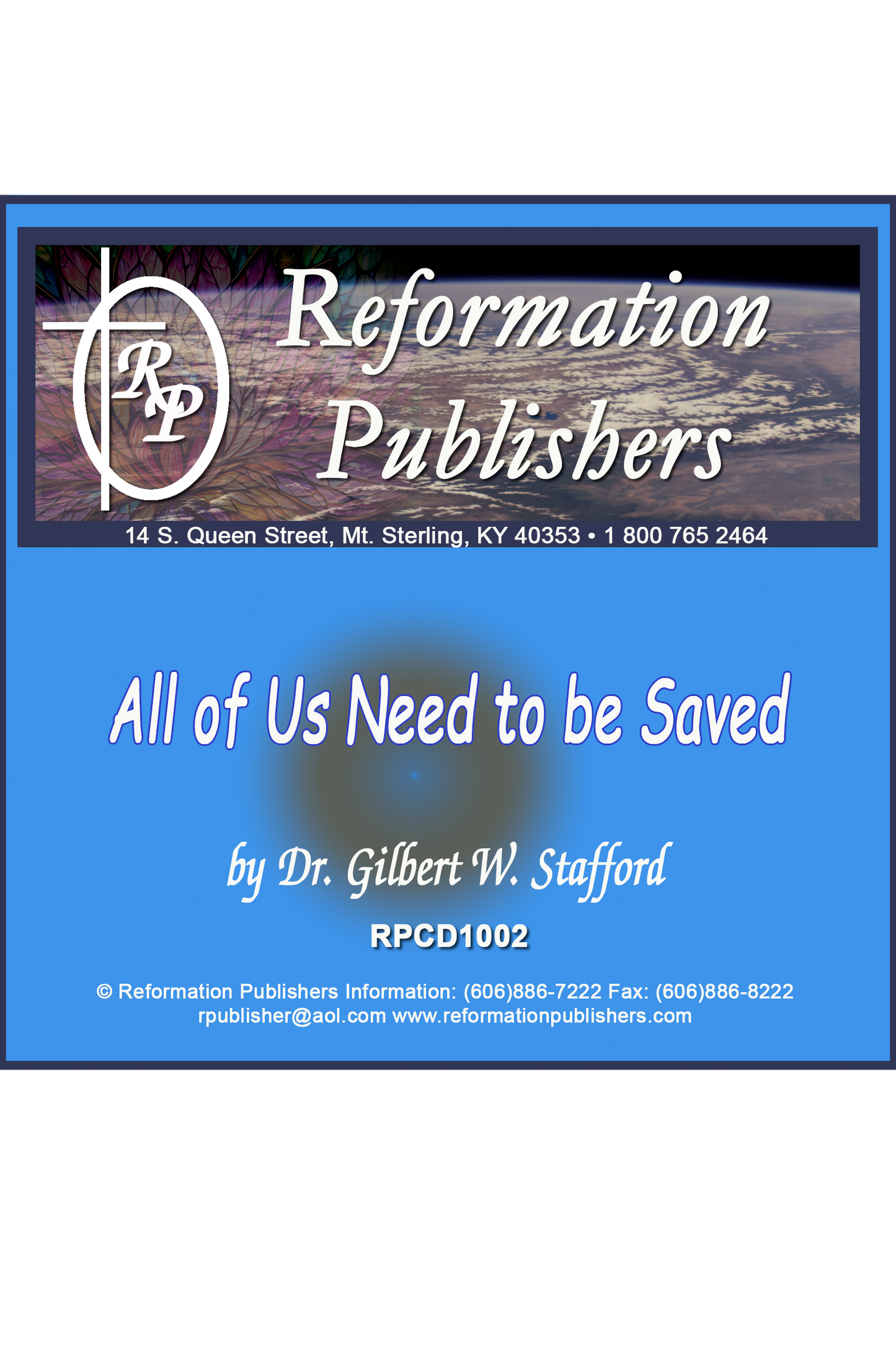 All Of Us Need To Be Saved