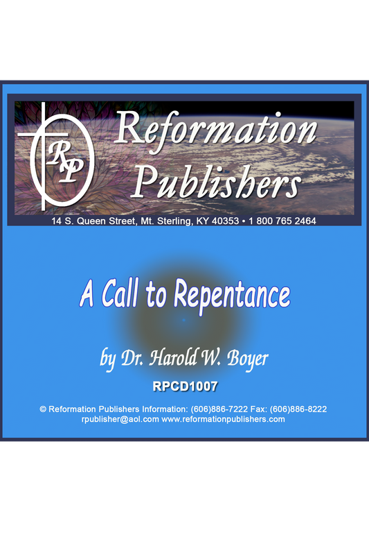 A Call To Repentance