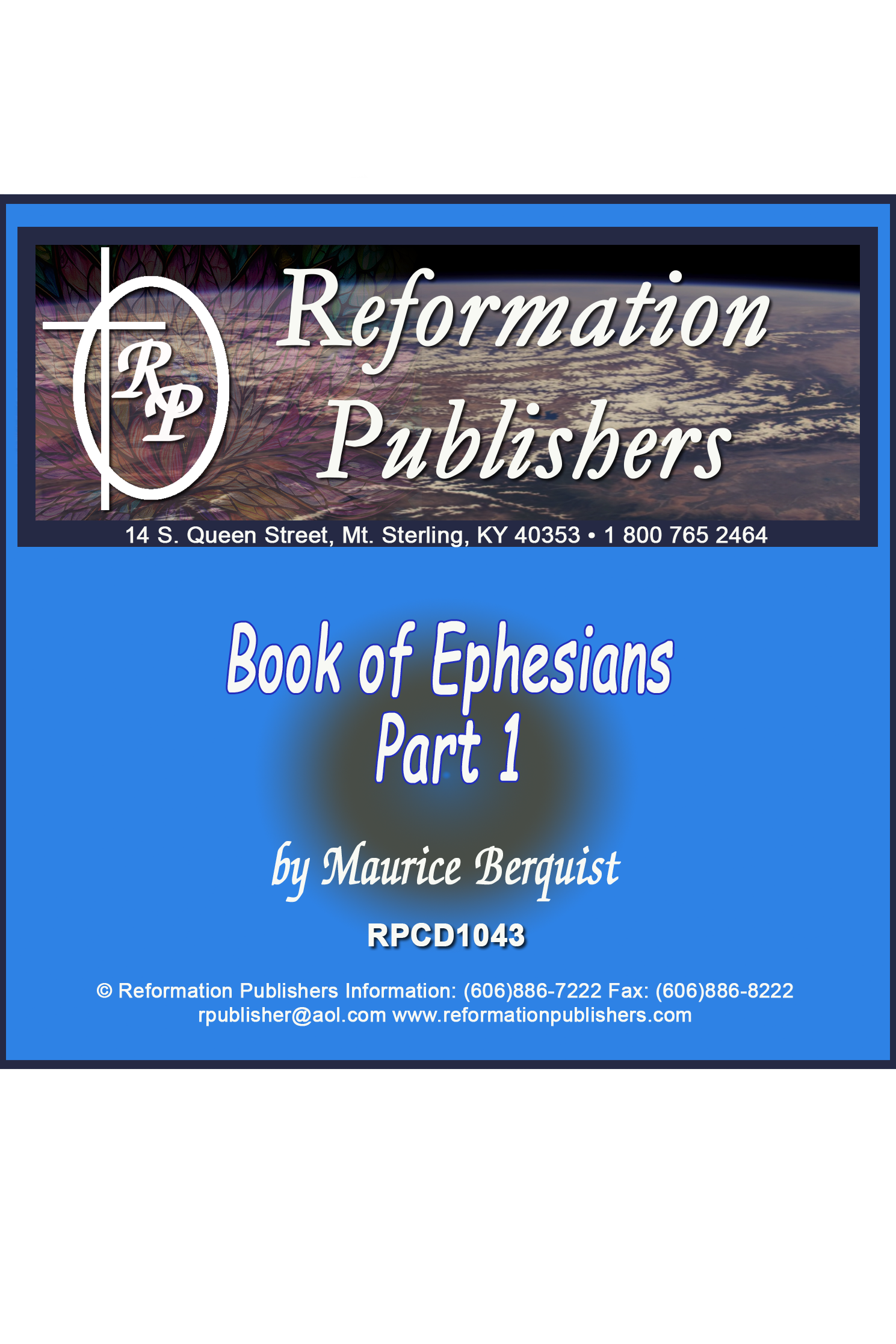 Book of Ephesians - Part 1 – Reformation Publishers