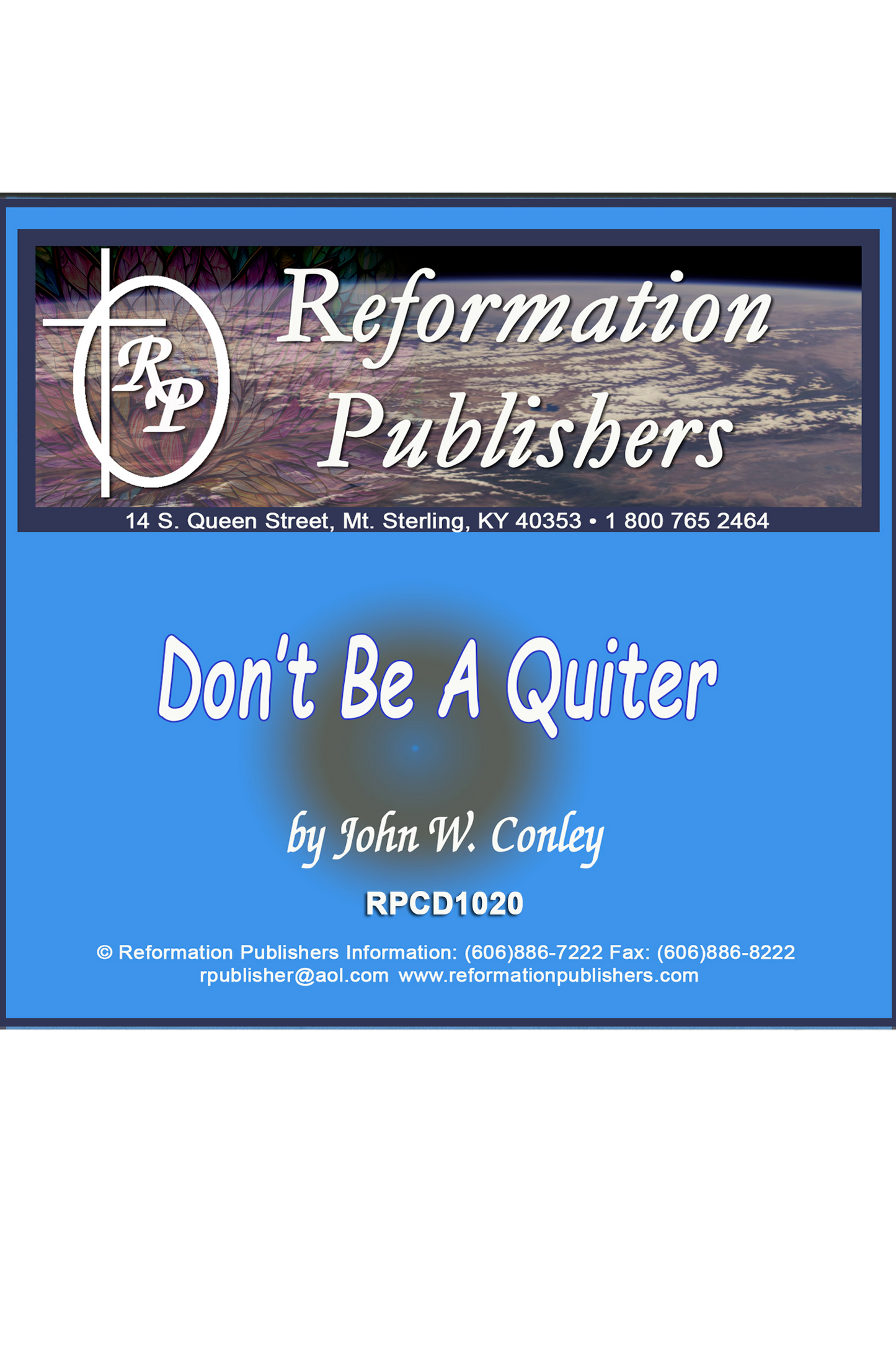 Don't Be A Quitter