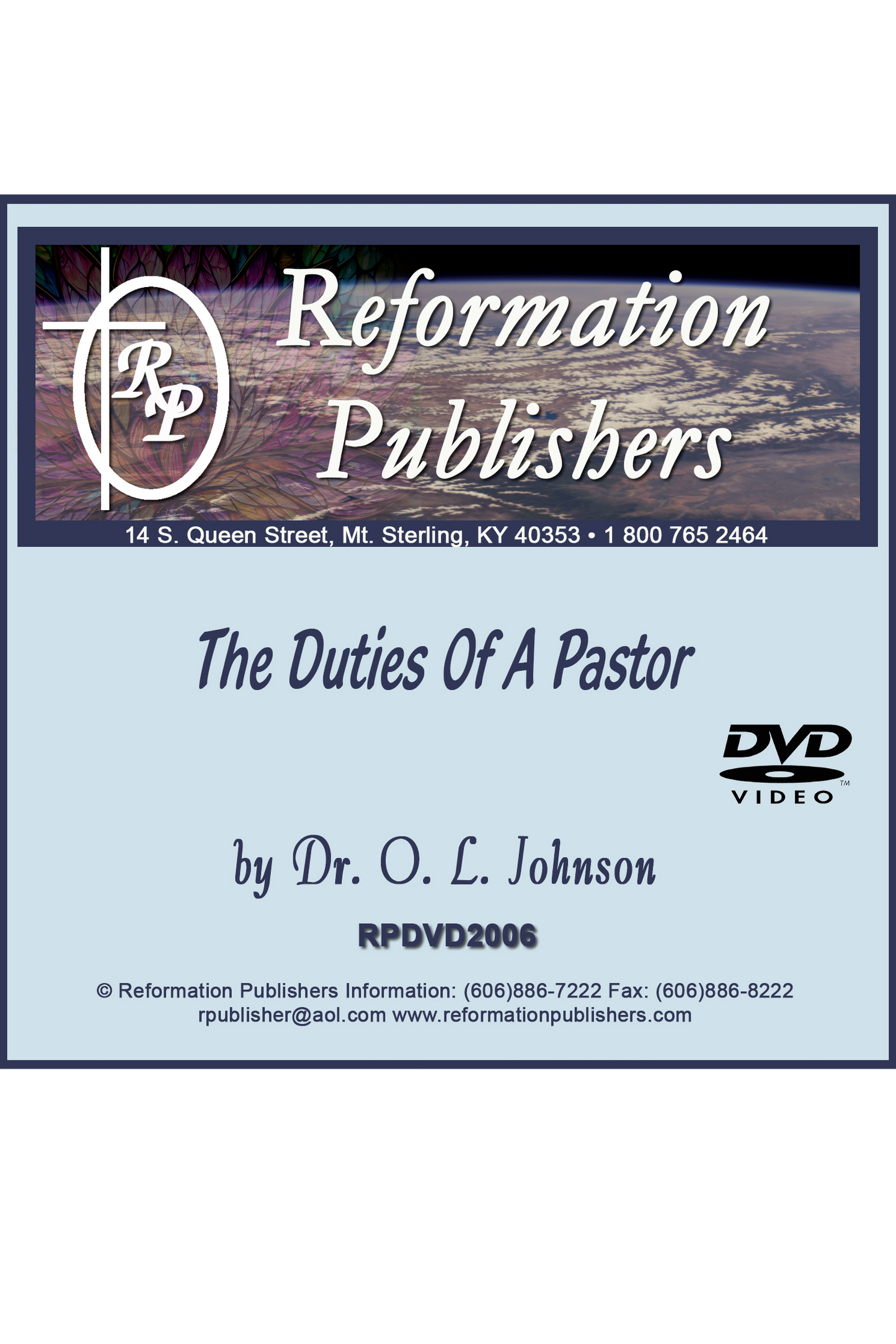 The Duties of a Pastor