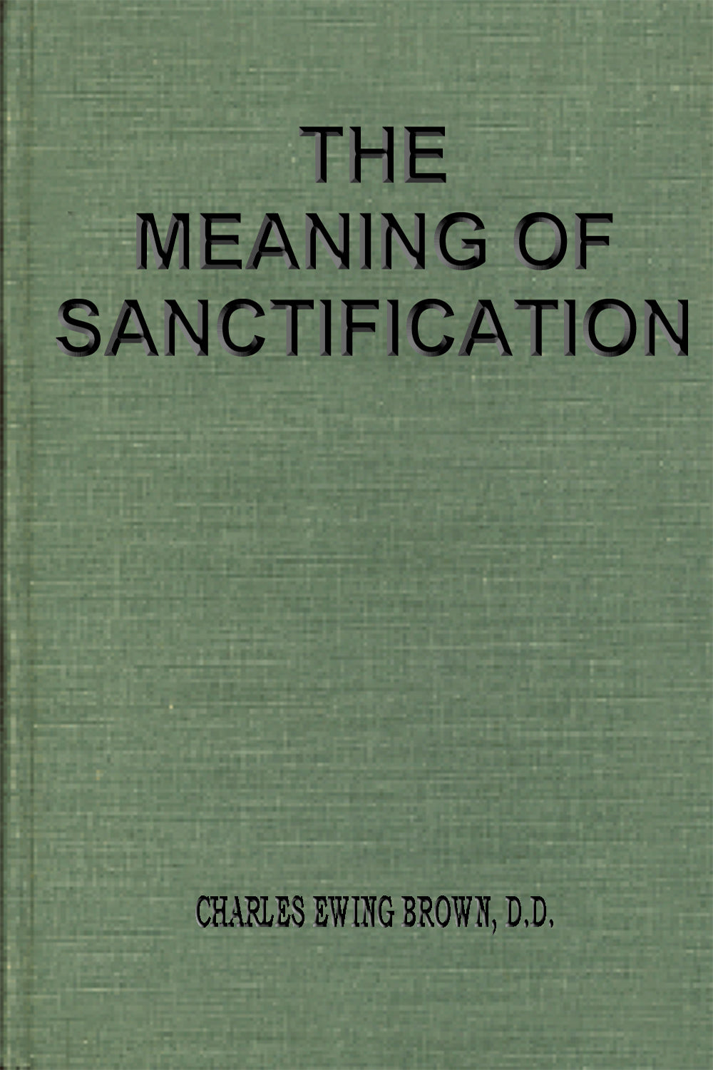 The Meaning of Sanctification