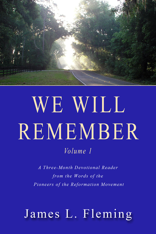 We Will Remember (A 90 day Devotional)