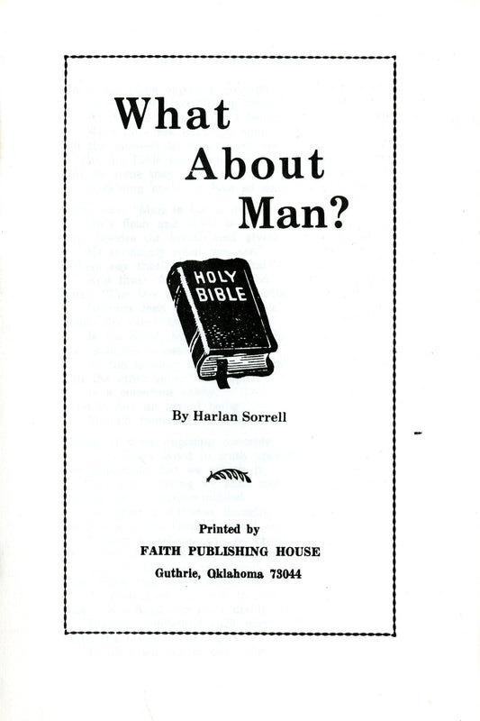 What About Man?